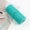 Cuerda de Algodón Colorida de 2 mm Cuerda Trenzada para Tapicería Hecha a Mano DIY Cuerda Decorativa Atada Cuerda de Cordón Cuerda para Etiqueta Cuerda de Algodón