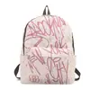 La popular mochila tote casual de este año para mujer, bolsa 2026 Verano, nuevo estilo, graffiti personalizado, bolso de hombro único, mochila versátil