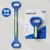 Corda de Puxar de Oito Caracteres Puxador de Silicone Exercício em Casa Yoga Faixa de Resistência Antiderrapante Abridor de Ombros Ferramenta para Costas Bonitas Faixa Elástica