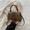 Bolso Pequeño de Textura de Mano Bolso de Mano de Gama Alta para Mujer 2025 Nuevo Mini Moda Versátil Bolso Cuadrado Pequeño de Hombro Cruzado