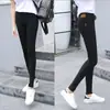 Sudeste Asiático Cross-Border Novas Leggings para Usar por Cima Primavera e Outono Leggings de Cintura Alta Tamanho Grande Calças Femininas Calças Elásticas Apertadas
