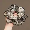 Goma de pelo grande estilo coreano para mujer, alta elasticidad, banda elástica para el pelo duradera, accesorio para el pelo de encaje de alta gama, venta al por mayor