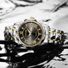 LIGE 89116 Reloj de Cuarzo para Hombre de Lujo Ligero con Diamantes, Negocios, Deportes, Ocio, Moda