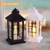 Luz Eletrônica de Vela LED Lâmpada de Vento Plástica Suporte de Vela Decoração de Cena Atmosfera Festiva Enfeites Luzes Decorativas de Jardim