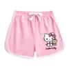 Traje de manga corta para niñas, verano 2022, estilo occidental, nuevos pantalones cortos KT Cat para niñas, casuales, de dos piezas, venta al por mayor