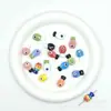 Cuentas Cerámicas Lindas con Bloques de Color en Forma de Pez, Accesorios Realistas 3D Hechos a Mano para Joyería DIY, Materiales para Aretes y Pulseras al por Mayor