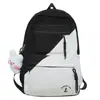 Mochila modelo nuevo 2026, gran capacidad, mochila de viaje casual y simple, estilo universitario, nicho de Instagram, mochila escolar de bloques de color, moderna