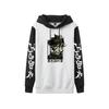 Sudadera con Capucha Estampada de Anime Black Clover Trébol Negro Cuatro Hojas Sudadera Forrada de Polar Sudadera con Capucha de Anime Transfronteriza