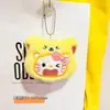 Nuevo Colgante Creativo de Mantequilla de Fruta Gato Kt Muñeco Chirriante Venta al por Mayor Llavero Femenino Encanto para Bolso Regalo