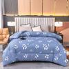 Colcha Engrosada de una Pieza para Dormitorio Doble de Cuatro Estaciones, Colcha de Invierno Nueva de Algodón Loka, Colcha para Estudiantes, Colcha de Cuatro Estaciones, Relleno de Colcha de Imitación de Algodón