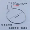 Gancho para Tablero Perforado Agujero Redondo Placa de Hierro Estante de Exhibición Estante Gancho de Acero Inoxidable Estante de Almacenamiento Espaciado entre Agujeros de 2.5
