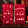 Ano Novo do Carneiro Divertido Envelope Vermelho Festival da Primavera Universal Espessado Fosco Envelope Lai See Visita de Ano Novo para Crianças Bolsa de Envelope Vermelho de Dinheiro da Sorte Fofa