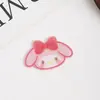 Gomas para el pelo de acrílico de dibujos animados, anillos para el pelo, accesorios DIY, pegatinas para funda de teléfono de pegamento cremoso, decoraciones, en stock para entrega directa