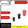 Preto vermelho baquelite baquelite plástico flat top handle manga oval rosca interna manga longa alça alça bola