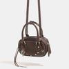 Bolso de Mano Nuevo de Nicho Estilo Bosque Primavera y Verano, Moderno y Versátil para el Trabajo, Gran Capacidad, Hombro Único Cruzado Boston para Mujer