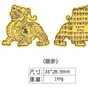 Adesivos de Celular de Ouro Puro: Princesa, Que Você Fique Rica, A Boa Sorte Vem em Ondas, A Riqueza Vem em Ondas, Adesivos Dourados como Presentes