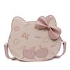 Nova Bolsa de Desenho Animado da Moda Bolsa Transversal Bolsa Fofa com Laço Bolsa de Ombro de Princesa Porta-Moedas Portátil Bolsa de Ombro Feminina