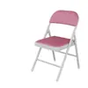 Cadeira dobrável para casa, cadeira de jantar, banquinho para quarto de aluguel, dormitório, estudante universitário, assento confortável para longas permanências, encosto, cadeira portátil