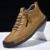 Bestseller transfronterizo de Amazon: Botas Martin para hombre de Amazon, zapatos casuales de media caña, botines, zapatos de estilo británico de talla grande con detalles cosidos