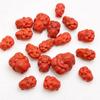 Ágata Vermelha do Sul Natural Vermelho Persimmon Rato Zodíaco Rato Pulseira com Furo Pulseira Acessórios de Contas Espalhadas Contas Planas DIY
