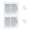 Cubierta de Rejilla de Ventilación/Salida de Aire con Lamas Direccionales Hecha de Hierro/Rejilla de Nuevo Estilo/Cubierta de Ventilación de Metal