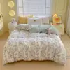 Nuevo Estilo Ins Categoría a Grado Materno e Infantil 100% Algodón Cubre Edredón de Dormitorio Pieza Única Algodón Estampado Cubre Núcleo de Edredón Ropa de Cama
