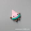 Fruta de dibujos animados aguacate piña fresa DIY cuerda para el pelo de bebé pasador joyería con pegamento material para carcasa de teléfono móvil