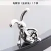 Adornos de Conejo de Orejas Largas Electrochapados Modernos Nórdicos, Lujo Ligero de Gama Alta para Coche, Sala de Estar, Decoración Moderna para el Hogar, Textiles para el Hogar