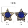 Celebridad de Internet Sailor Moon Lujo Accesible Joyería para Uñas de Aleación Incrustada de Diamantes Serie Chica Mágica Decoración de Uñas Estrella de Cinco Puntas