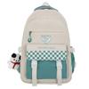 Mochila para Mulheres 2026 Novo Estilo Casual Versátil Bolsa Escolar para Alunos do Ensino Fundamental II e Médio com Toque de Luxo e Design Simples para Passeios