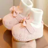 Sapatos de Bebê com Forro de Veludo, Sola Grossa e Macia, Antiderrapante, Sapatos Amigáveis para Iniciantes para Bebês Meninas de 0 a 1 Ano, Sapatos para Crianças Pequenas para Pequenas Princesas