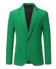 Nova Jaqueta de Terno Casual com Estampa de Bolinhas Masculina Moda Britânica Terno Slim