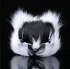 Suministro Transfronterizo Mascarilla Facial de Gato Mascarilla de Zorro Luminosa Estilo Japonés Hefeng Pintada a Mano Máscara de Baile de Halloween Femenina COS