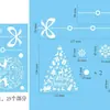 Pegatinas navideñas transfronterizas, pegatinas de pared, pegatinas electrostáticas, pegatinas para cristales de ventanas, regalo de Papá Noel y alce, decoraciones para ventanas