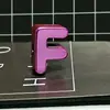 [Personalizado] Charms de Sapato com Letras 3D Fosco Fivelas de Sapato Acessórios Flor de Sapato Mayday Pulseira Acessórios DIY Letras