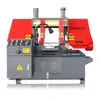 En Stock GB4228 Sierra de Cinta Metálica Máquina Cortadora 280*280 Doble Columna Hidráulica Semiautomática Máquina Herramienta Horizontal