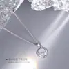 Estilo Coreano Estilo Fresco Zircônia Joias Versáteis TikTok Mesmo Estilo Wang Qingquan Colar Estilo Mori Corrente Simples para Clavícula