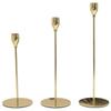 Candelabro de columna galvanizado nórdico, modelo para habitación, comedor, mesa, aromaterapia, cena a la luz de las velas, decoración romántica para bodas.