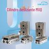 Fonte fábrica MXQ12/16 série pneumática deslizante tabela guia trilho linear ajustável curso cilindro precisão deslizante cilindro tabela deslizante