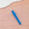 Ganchillo de Mango Suave Sólido de Tpr Colorido Grande y Pequeño de Aluminio Lana Ganchillo DIY Herramienta para Tejer a Mano Mango Antideslizante Ganchillo