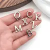 Aleación de Zinc 26 Letras Mayúsculas del Alfabeto Inglés A-Z Colgante Pequeño Pulsera DIY Collar Llavero Accesorios de Joyería Colgante