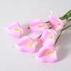 Lirio de Calas Mini PU Sintético Fotografía de Bodas Diseño Decoración del Hogar Flores de Tacto Flores Artificiales Fabricante Mayorista