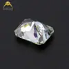 Piedra Suelta de Moissanita Corte Radiante, Accesorios para Joyería de Moissanita Rectangular Biselada, Color D