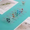 Pin pequeño en forma de U de color mixto transfronterizo clip para el cuello estilo nacional clip para turbante hebilla de cristal para bufanda joyería pequeña para mujer fabricantes mayoristas