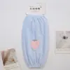 Mangas de Veludo com Manga Longa para Outono e Inverno para Adultos, Anti-Manchas, Mangas Protetoras Quentes com Letras Bordadas, Design Fofo de Morango para Mulheres