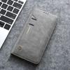 Funda de cuero con tapa para Huawei P40 Pro, estilo retro, multifunción, con tarjetero y función atril.