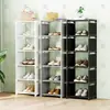 Sapateira Simples Multicamadas Doméstica Multifuncional Armazenamento Armário de Sapatos Dormitório Quarto de Aluguel Prateleira Mínima de Armazenamento