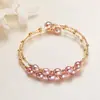 Atacado de Joias Pulseiras de Estilo Étnico Joias Barrocas Fornecedor de Barraca de Pequenos Produtos de Yiwu Pulseiras de Pérolas de Água Doce para Mulheres