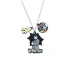 Drama Americano Periférico Miércoles Negro Llavero Familia Addams Gótico Lolita W Collar Pendientes Joyería Mayoreo