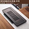 Bandeja de Drenagem Doméstica Bambu Drenagem Kung Fu Armazenamento de Água Mar de Chá Estilo Retrô Simples Acessível Luxo Mesa de Chá Atacado